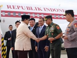 Panglima TNI Sambut Kedatangan Presiden RI Usai Lawatan ke Timur Tengah