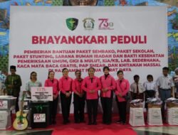 Kunjungi Raja Ampat, Ketum Bhayangkari Ny. Juliati Sigit Prabowo Salurkan Sembako hingga Gelar Khitanan Massal