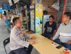 Bhabinkamtibmas Pulau Pramuka Sambang Warga, Ajak Bersama Jaga Keamanan Wilayah