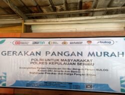 Polsek Kepulauan Seribu Selatan Gelar Pangan Murah di Pulau Tidung