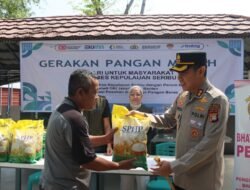 Polres Kepulauan Seribu Gelar Kegiatan Pangan Murah di Marina Ancol Jakarta