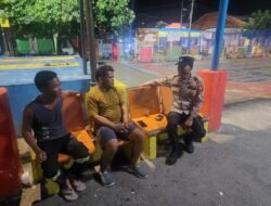 Polsek Kepulauan Seribu Utara Gelar Patroli Malam, Ajak Warga Waspada Hoax