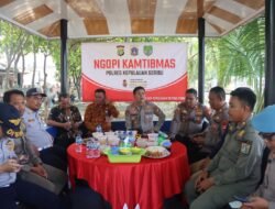 Kapolres Kepulauan Seribu Gelar Ngopi Kamtibmas di Pulau Kelapa, Ajak Warga Dukung Program Jaga Jakarta
