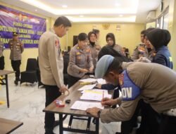 Polres Kepulauan Seribu Gelar Pemeriksaan Urine PJU dan Perwira, Seluruh Hasil Negatif