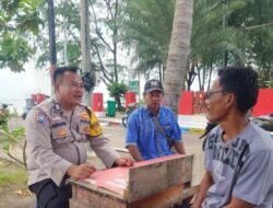 Bhabinkamtibmas Pulau Pramuka Sosialisasikan Layanan Call Center 110 ke Warga