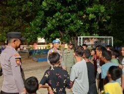 Patroli Malam Gabungan Polsek Kepulauan Seribu Selatan Dukung Operasi Aman Nusa I 2025