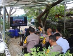 Polres Kepulauan Seribu Ikuti Zoom Meeting Panen Raya Jagung Serentak Kuartal III