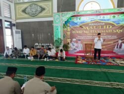 Bhabinkamtibmas Pulau Pramuka Hadiri Peringatan Maulid Nabi Muhammad SAW 1447 H di Masjid Al Makmuriyah