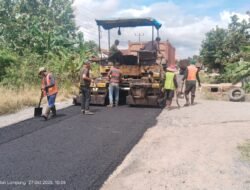Warga Desa Karang Pucung Sambut Gembira Perbaikan Jalan di Kecamatan Waysulan, Lampung Selatan