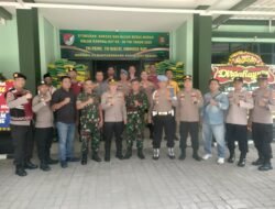 KUNJUNGAN KAPOLSEK BANTAR GEBANG BESERTA STAF KE KORAMIL 05 BANTAR GEBANG DALAM RANGKA HUT TNI KE-80