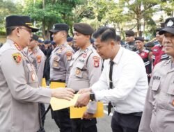 Polres Metro Jakarta Utara Beri Penghargaan kepada Personel Berprestasi