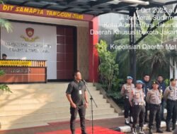 Bidpropam Polda Metro Jaya Sosialisasikan WBS dan SP4N-Lapor ke Personel Samapta