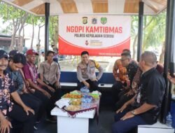 Kapolres Kepulauan Seribu Gelar “Ngopi Kamtibmas” di Pulau Harapan, Ajak Warga Jaga Jakarta dan Galakkan Siskamling