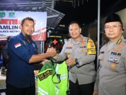 Polres Metro Bekasi Kota dan Ditbinmas PMJ Gelar Ngopi Kamtibmas Bareng Warga Rawa Semut