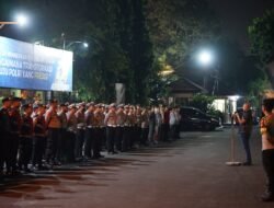 Dipimpin Kapolres, Polres Metro Bekasi Gelar Apel Patroli Skala Besar dan KRYD