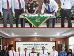 Penandatanganan Kerja Sama, Antara Kejari Bandar Lampung Dengan PT BRI Tanjung Karang dan BRI BO Teluk Betung