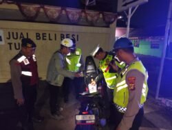 Polsek Cikarang Pusat Gelar Operasi Kejahatan Jalanan, Amankan Satu Motor Tanpa Dokumen