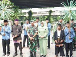 Kapolres Metro Jakarta Utara Hadiri Kunjungan Kerja Danrem 0502/Wkr Bersama Forkopimko di Kodim 0502/JU