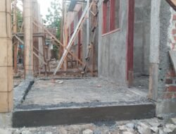 Diduga Tidak Sesuai Spesifikasi, Pondasi Gedung PAUD KB Permata Hati Dibongkar Ulang