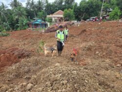 Polri Kerahkan Anjing Pelacak dalam Pencarian Korban Longsor Cilacap
