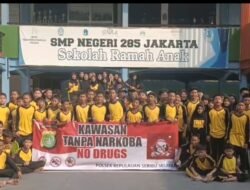 Polisi Sambangi SMPN 285 Pulau Untung Jawa, Ajak Siswa Berani Lawan Bahaya Narkoba