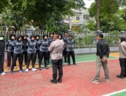 Polwan Brimob PMJ Perkuat Disiplin dan Ketangguhan Petugas Lapas Perempuan Jakarta