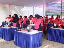 Workshop Eco Enzyme Serentak Bhayangkari Seluruh Indonesia Digelar, Polres Kepulauan Seribu Ikut Sukseskan Pemecahan Rekor MURI 2025