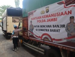 POLDA JAMBI & BHAYANGKARI DAERAH JAMBI BERANGKATKAN BANTUAN KEMANUSIAAN UNTUK KORBAN BENCANA SUMATERA BARAT