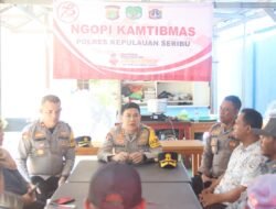 Ngopi Kamtibmas di Pulau Tidung, Kapolres Kepulauan Seribu Ajak Warga Jaga Jakarta+ dan Waspada 3C