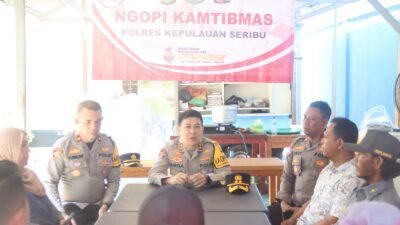 Ngopi Kamtibmas di Pulau Tidung, Kapolres Kepulauan Seribu Ajak Warga Jaga Jakarta+ dan Waspada 3C