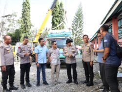Peti Pendingin Jenazah Bantuan Polda Riau Tiba di RSUD Lubuk Basung Agam