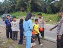 *Polsatwa K-9 Polda Sumut Hadirkan Trauma Healing untuk Anak Korban Banjir di Batang Toru*