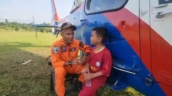 *Kru Helikopter Polri Dampingi Warga di Tengah Bencana, Anak-Anak Aceh Tamiang Jadi Sumber Semangat*