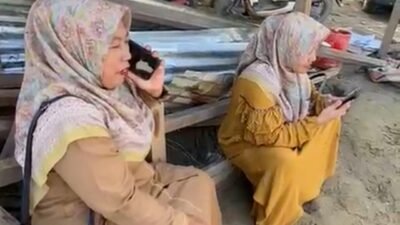 Polres Nagan Raya Relokasi Internet Starlink untuk Warga Terdampak Banjir di Alue Wakie