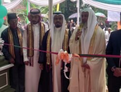 Peresmian Masjid Jamik Abdullah Desa Tanjung Baru oleh Syaekh Kholid Bin Mubarok Al-Awad