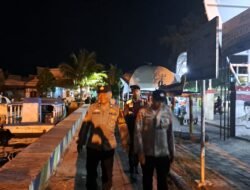 Polsek Kepulauan Seribu Utara Gelar Patroli Malam Gabungan, Perkuat Siskamling Cegah Guantibmas