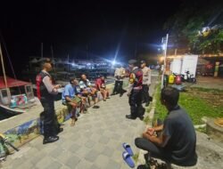 Polsek Kepulauan Seribu Utara Gelar Patroli Malam Gabungan Cegah Guantibmas