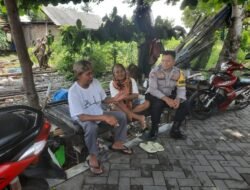 Bhabinkamtibmas Pulau Lancang Sambang Warga, Ajak Jaga Kamtibmas dan Sosialisasikan Layanan 110