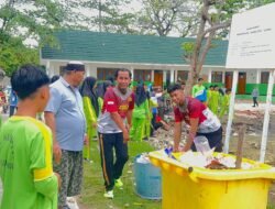 Polsek Kepulauan Seribu Utara Gelar Korve Jum’at Bersih Bersama Stakeholder di Wilayah Kepulauan Seribu Utara