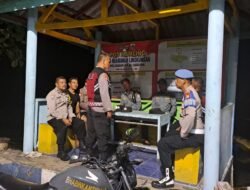 Polsek Kepulauan Seribu Utara Gelar Patroli Malam Gabungan, Perkuat Siskamling Cegah Guantibmas