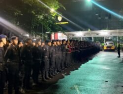 **Satgas Anti Tawuran Brimob dan Polres Jaktim Gagalkan Tawuran, 4 Sajam Disita*