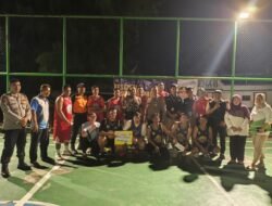 Festival Ramadhan Olahraga Malam di Pulau Kelapa Meriah, Polsek Kepulauan Seribu Utara Ajak Warga Jaga Kamtibmas