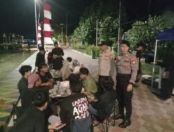 Patroli Malam Ramadhan Operasi Ketupat Jaya 2026, Polsek Kepulauan Seribu Utara Sosialisasikan Layanan 110 dan Barcode Laporan Masyarakat